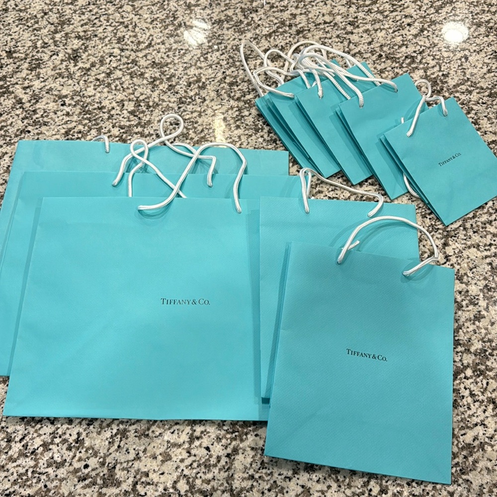 Tiffany & Co. shopping bags